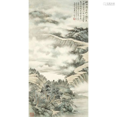 吴湖帆  《山水》