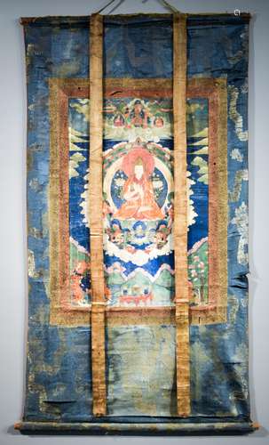 Buddhist Icon. Tibet. 18th century. Tsongkapa Thangka.