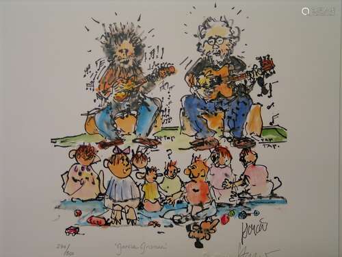 Garcia Grisman. By Jerry Garcia. Estate Signed Limited