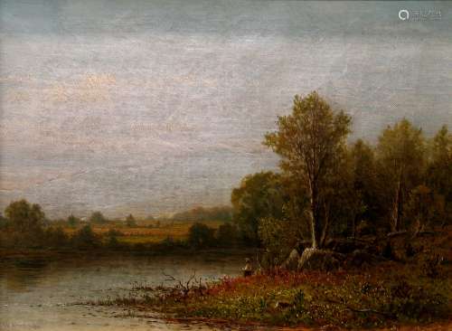Fishing on a Summer Afternoon,  by Charles Wilson Knapp