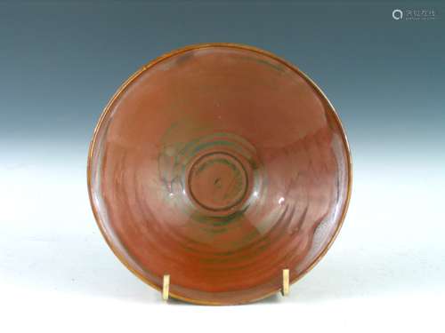 Chinese Brown Glazed Porcelain Bowl.