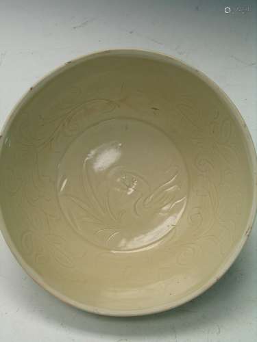 Chinese Ding Ware Porcelain Bowl.