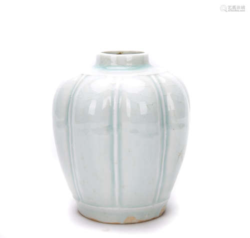 Chinese Celadon Porcelain Jar.