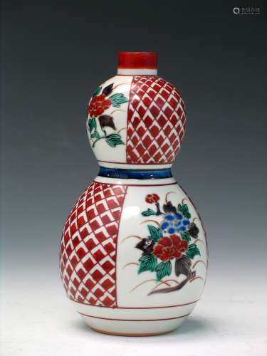 Japanese Hand Painted Porcelain Vase