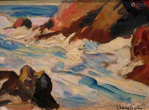 Winter Sea, by Paul Dougherty (1877-1947), American