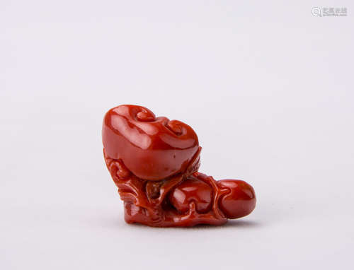 Red Coral Carving