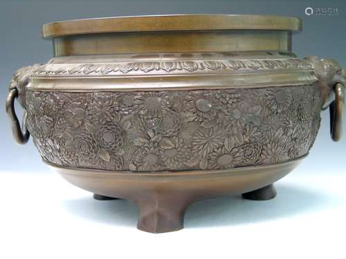 Big Chinese Bronze Incense Burner