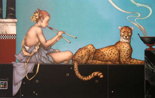 Dusk, by Michael Parkes. Artist signed Limited Edition