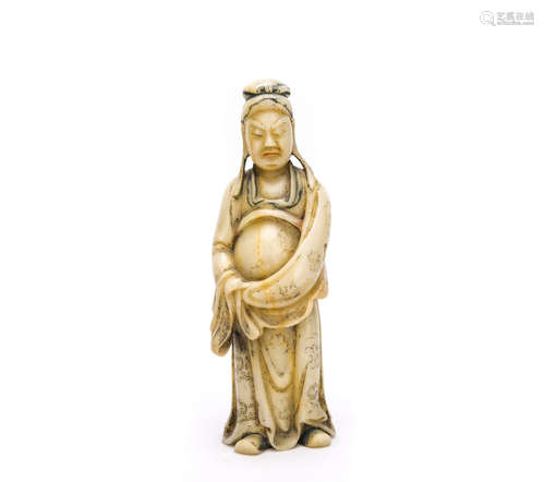 Chinese Carved Soapstone Figure