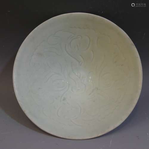 ANTIQUE CHINESE QINGBAI PORCELAIN BOWL SONG DYNASTY