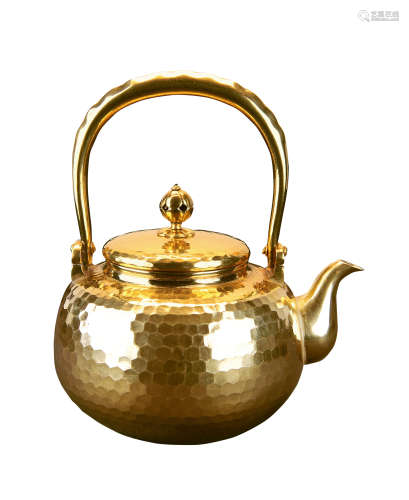 昭和纯金茶壶