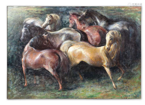 二十世紀 · 群馬, 由匈牙利畫家 Denes De Holesch （1910-1983）繪