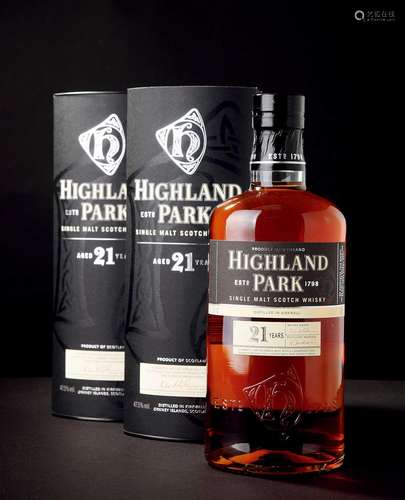 Highland Park 21 Year Old Single Malt Scotch Whisky，Orkney，Scotland