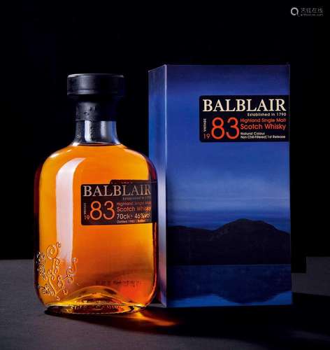 Balblair 1983 1st Release Highland Single Malt Scotch Whisky Distillery Bottling