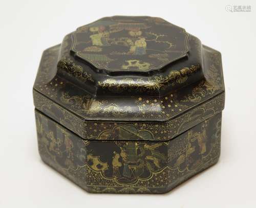 Chinese Wood Lacquer Box