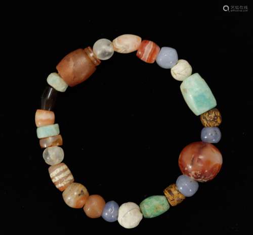 Bracelet of Rare Mixed Ancient Beads