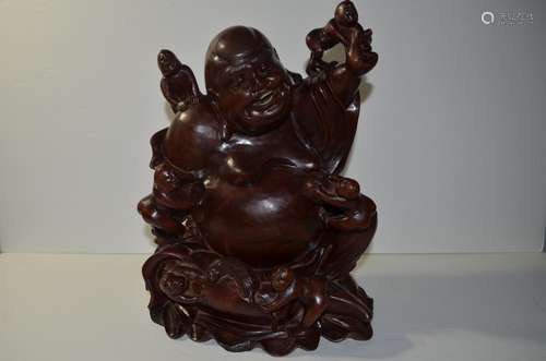 Chinese Wood Carving Buddha