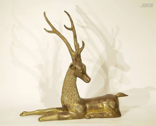 Chinese Rare Bronze Deer