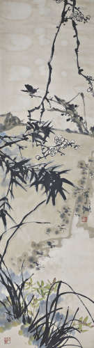潘天寿 花卉 纸本立轴