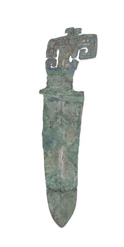 A rare archaic bronze 'bird' dagger, ge
