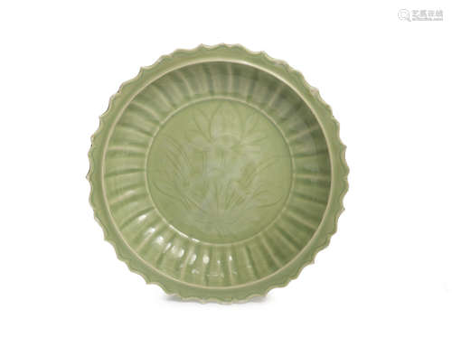 A Longquan celadon dish