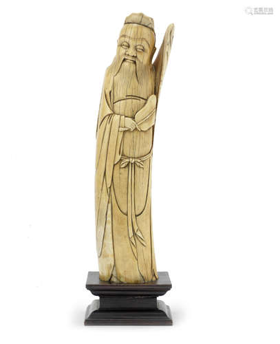 An ivory figure of Zhongli Quan