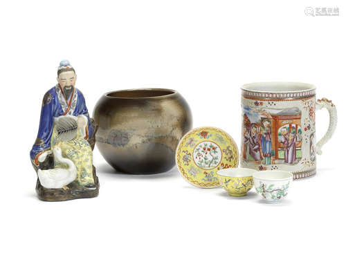 A large and varied group of Chinese and Japanese ceramics