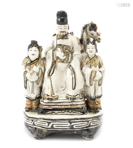 A Cizhou figural group