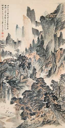 郑午昌  山水