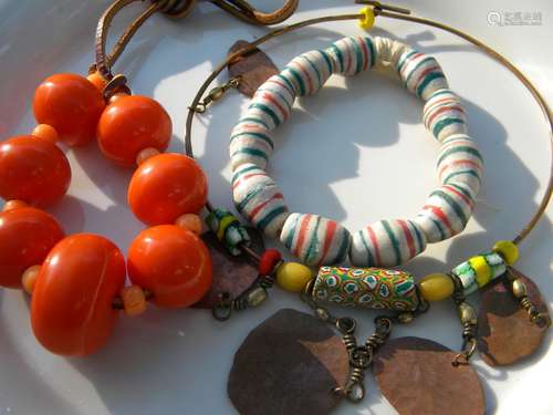 Antique African Exchange Necklaces