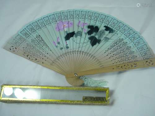 Vintage Chinese Fan from Suzhou