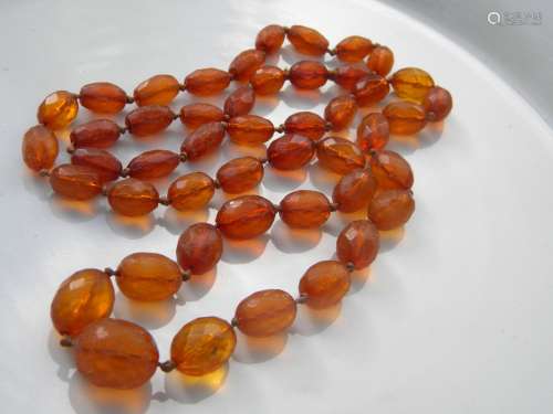 Antique Baltic Amber Necklace
