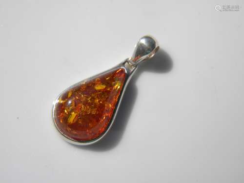 Vintage Baltic Amber Pendant