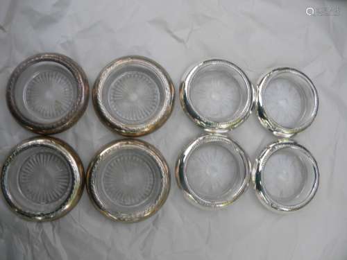 Eight Sterling Tray Marked