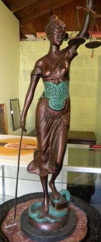 Antique Bronze God Statue