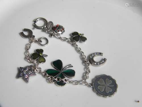 Silver Flower Bracelet