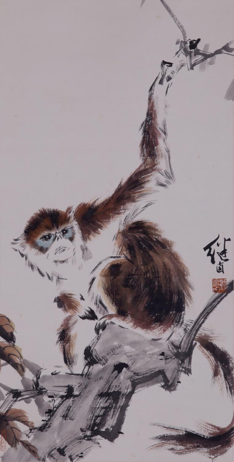 刘继卣画猴作品图片