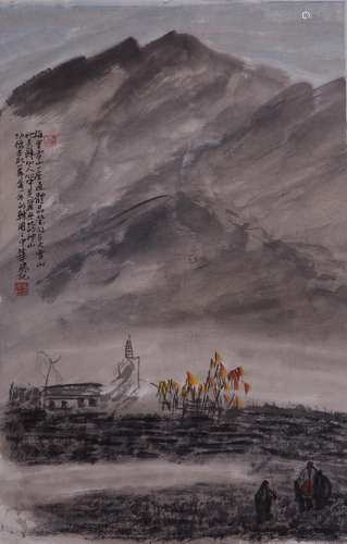 张华胜 山水