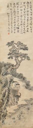 1687-1770 黄慎人物设色纸本立轴