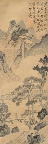 1754-1815 伊秉绶山水水墨纸本立轴