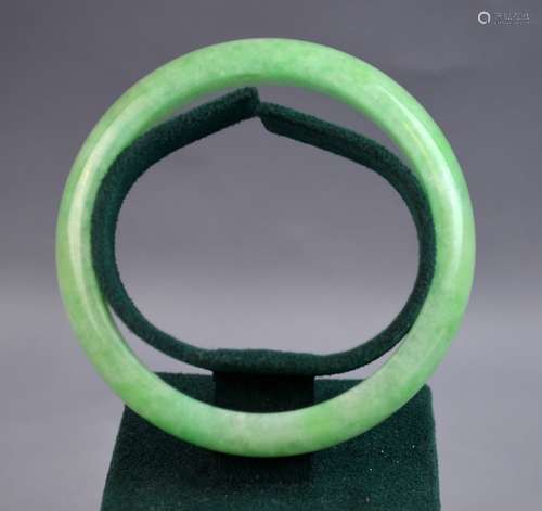 Chinese Carved Jade Bangle