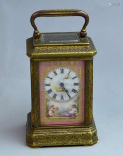 Viennese Enamel Clock