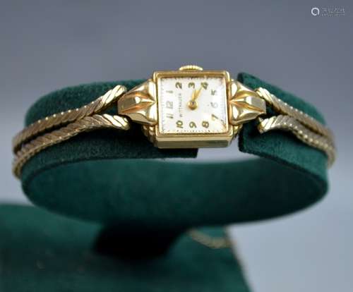 WITTNAUER Lady's Watch with Gold Watch Face