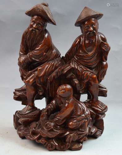 Chinese Wood Carved Figure