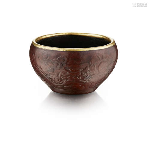 SMALL MOULDED GOURD BOWL