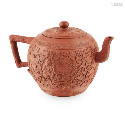 YIXING STONEWARE TEAPOT AND COVER KANGXI PERIOD