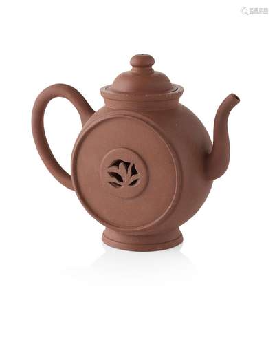 PIERCED YIXING TEAPOT AND COVER KANGXI PERIOD