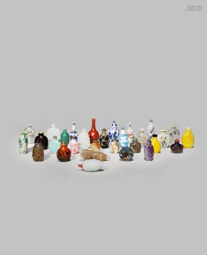 A COLLECTION OF CHINESE SNUFF BOTTLES
