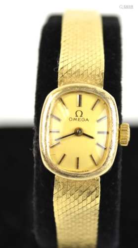 14K Omega Lady Wrist Watch