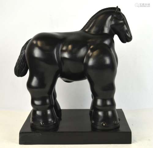 Fernando Botero Bronze Horse
